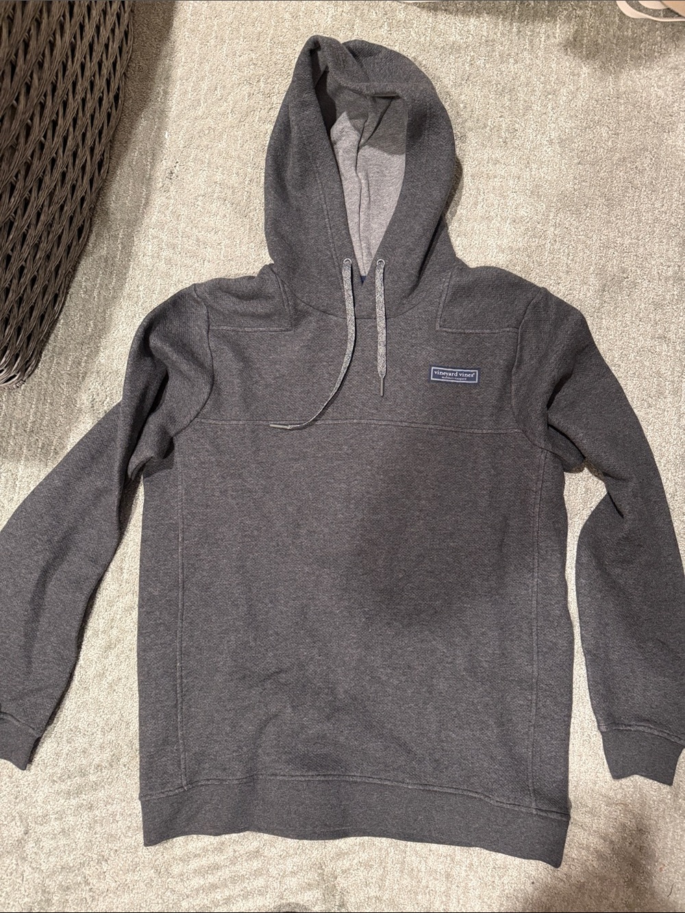 Vineyard Vines Charcoal Gray Pullover Hoodie men’s size S